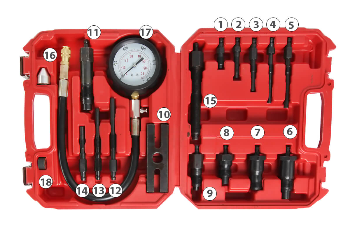 Дизельный компрессометр CAR-TOOL CT-H001 Дизельный компрессометр CAR-TOOL CT-H001