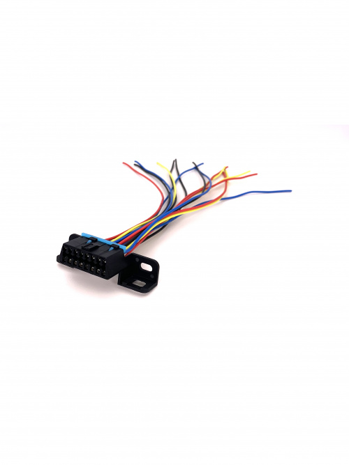 Разъём OBD2 (мама) с выведенными проводами, универсальный