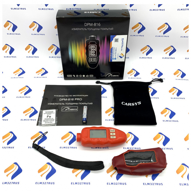 Морозостойкий толщиномер CARSYS DPM-816 Pro (красный)