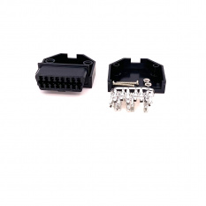 Штекер OBD2 (мама) разборный