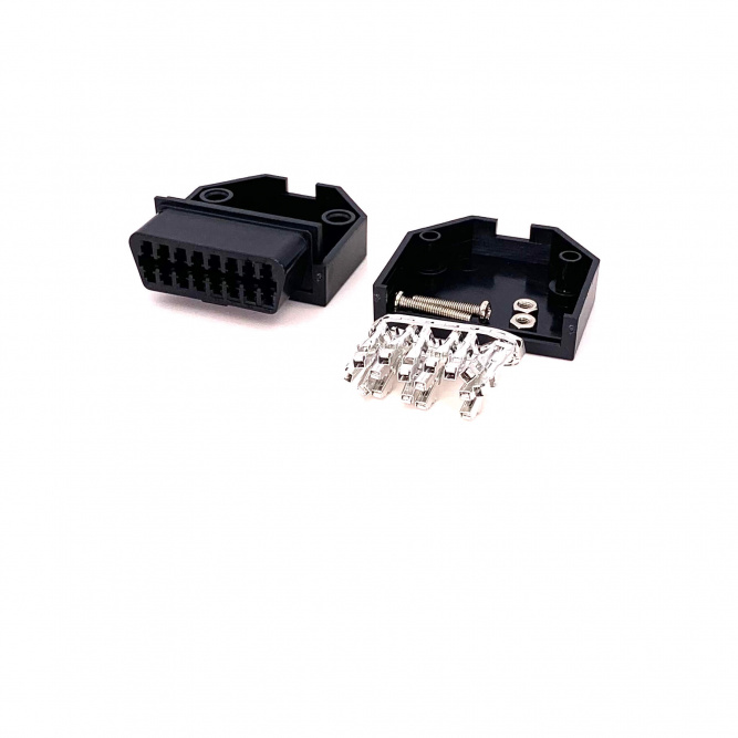 Штекер (разъем) OBD2 &amp;quot;мама&amp;quot; разборный
