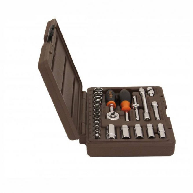 Набор головок торцевых OMBRA 911423 1/4&amp;quot;DR, 4-13 мм, 23 предмета