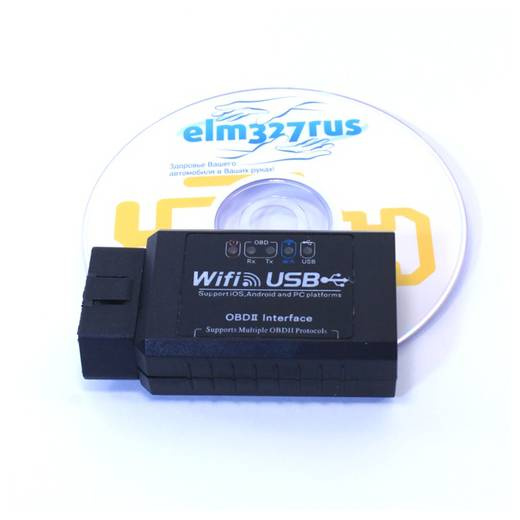 Диагностический адаптер ELM327 Professional (Wi-Fi + USB) 2.1