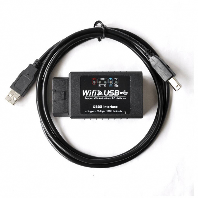 Диагностический адаптер ELM327 Professional (Wi-Fi + USB) 2.1