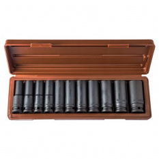 Набор головок ударных OMBRA 912511 1/2"DR, 10-24 мм, 11 предметов