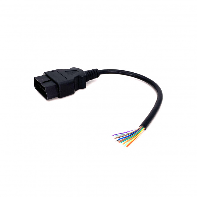 Штекер OBD2 (папа) с проводом