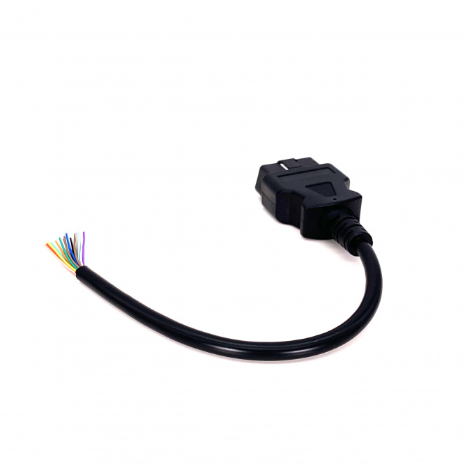 Штекер OBD2 (папа) с проводом