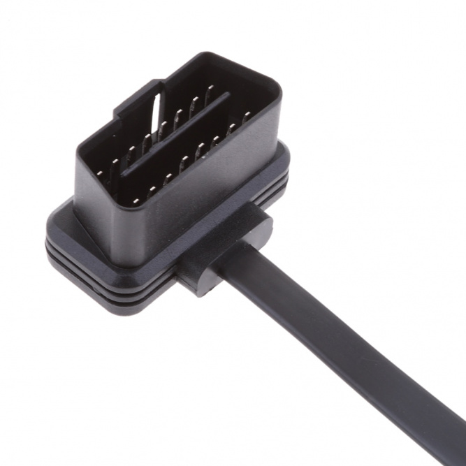 Удлинитель OBD2 60 см. с выключателем питания
