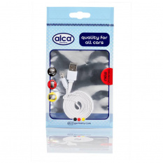 Кабель Alca Lightning USB 2.0 для заряда iPhone/iPad