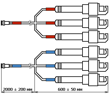 Комплект ВВ емкостных датчиков DIS-6